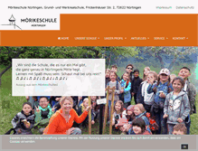 Tablet Screenshot of moerikeschule-nuertingen.de